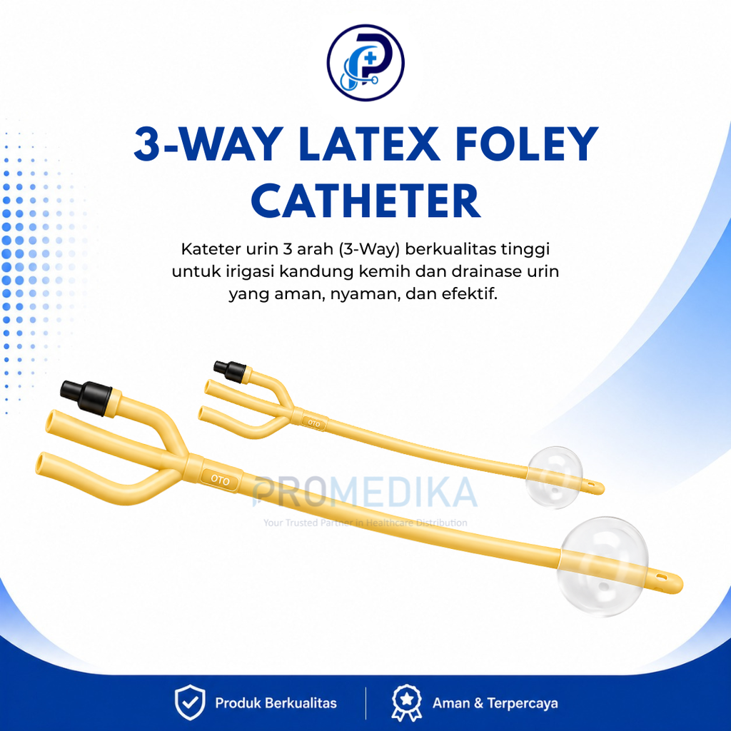 3-WAY LATEX FOLEY CATHETER