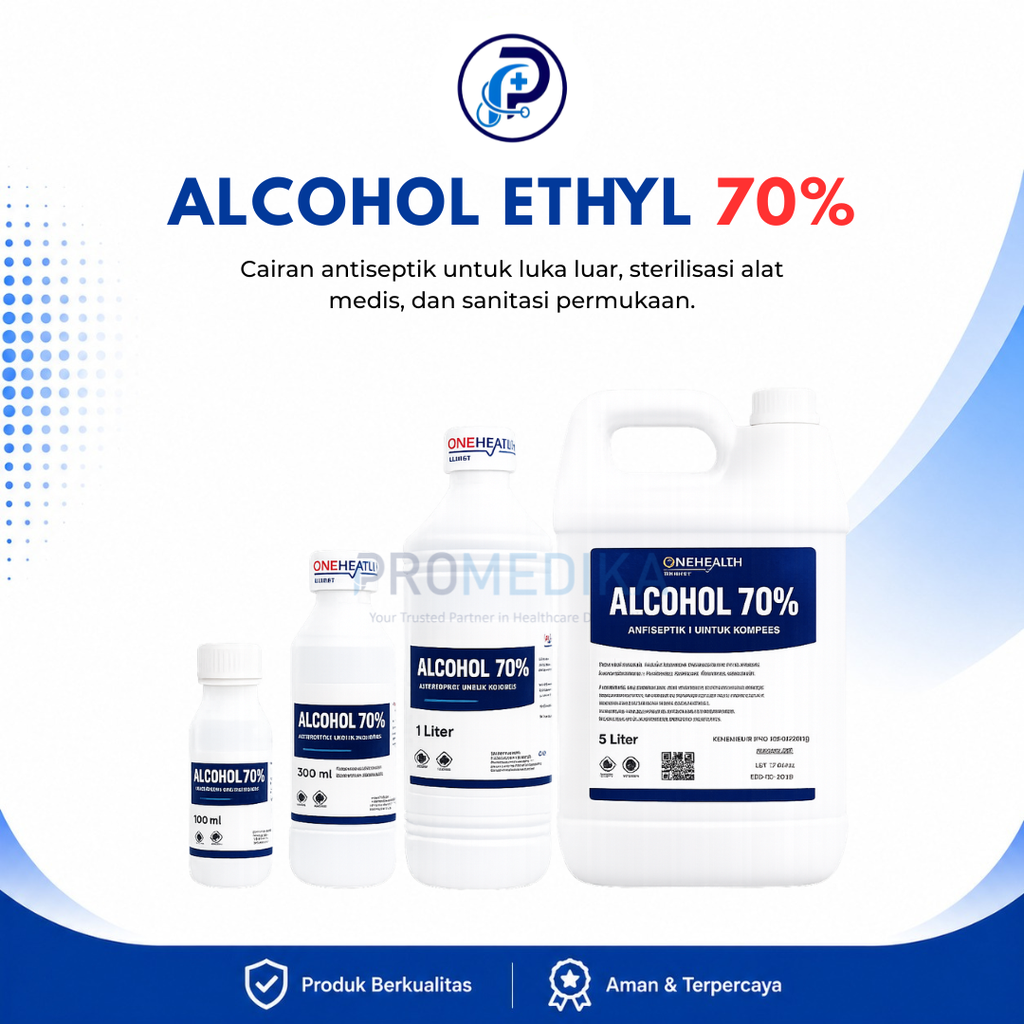 ALCOHOL ETHYL 70% 1liter