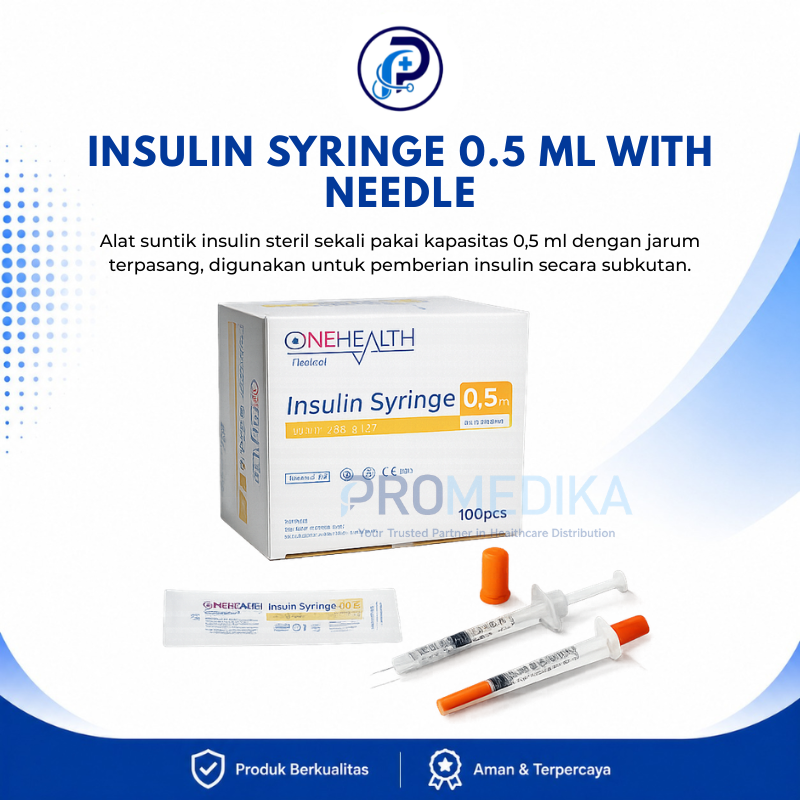INSULIN SYRINGE 0.5 ML WITH NEEDLE