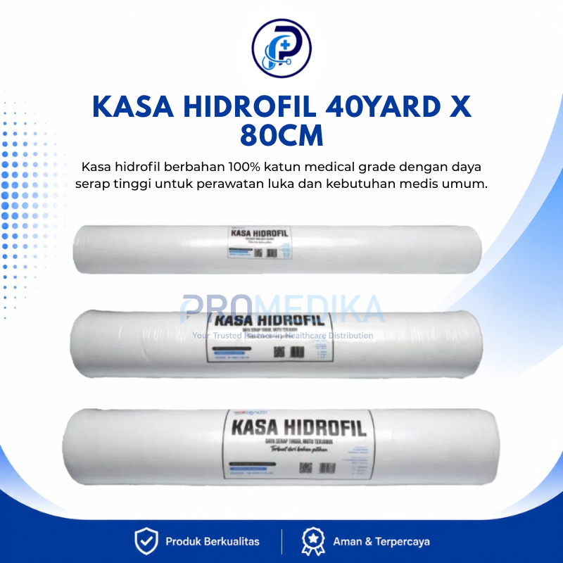 KASA HIDROFIL 40YARD X 80CM