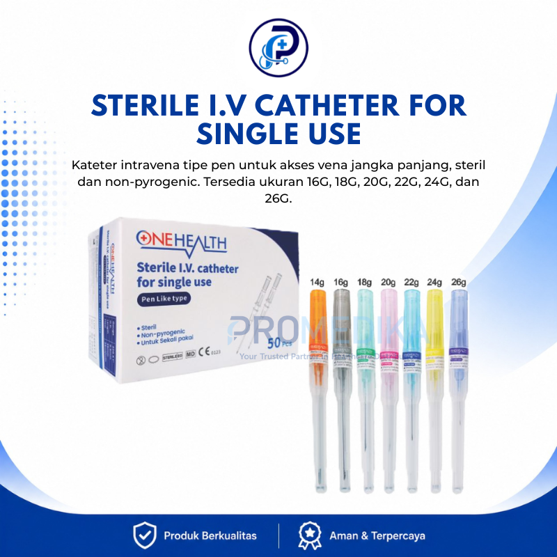 STERILE I.V CATHETER FOR SINGLE USE