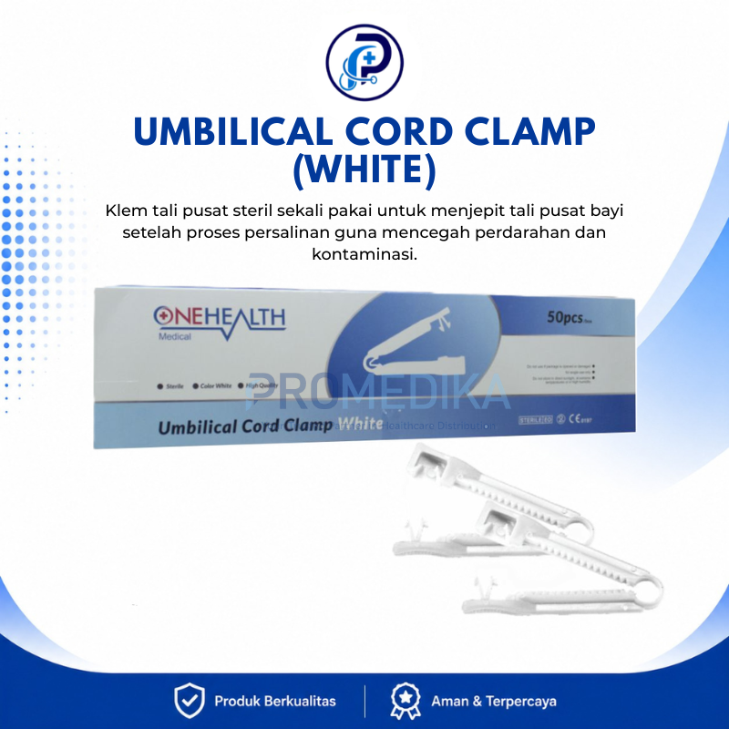 UMBILICAL CORD CLAMP (WHITE)